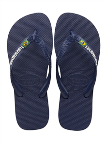 Havaianas Brazil Logo Jandals Navy